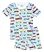 Sara's Prints Boys' Soft All Cotton Fitted Short Pajama Set