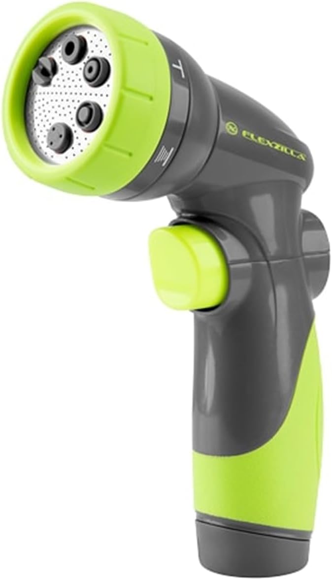 Flexzilla Garden Hose Nozzle, 6-Pattern Adjustable