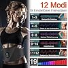 Tosucs EMS Bauchmuskeltrainer elektrisch,EMS Trainingsgerät,Power abs Stimulator Stimulateur musculaire USB Wiederaufladbar Avec 12 Modes et 19 intensités für Männer und Frauen #3