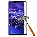 [2-Pack] Tonvizern Compatible for Huawei (Mate 20 Lite) Tempered Glass Screen Protector [Full Adhesive Coverage], 0.26mm 9H Hardness Screen Protector [Black]
