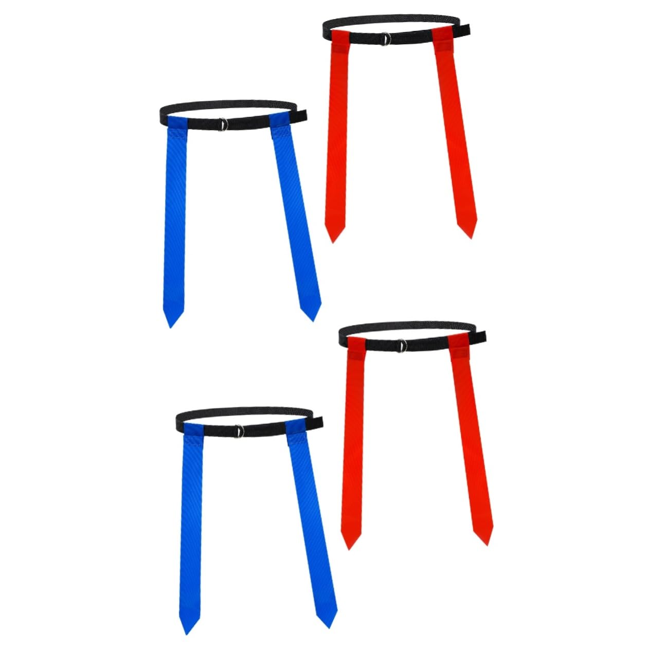 Supvox Teiliges Verstellbares Football Flaggen Gürtel Set Mit Farbigen Flaggen Geeignet Für Jugend Und Erwachsene Trainingszubehör Für Football Und Sportspiele