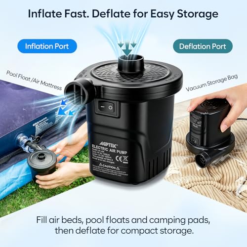 AGPTEK 4000mAh Rechargeable Air Pump