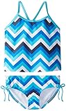 Kanu Surf Big Girls' Olivia Tankini Swimsuit, Blue, 8