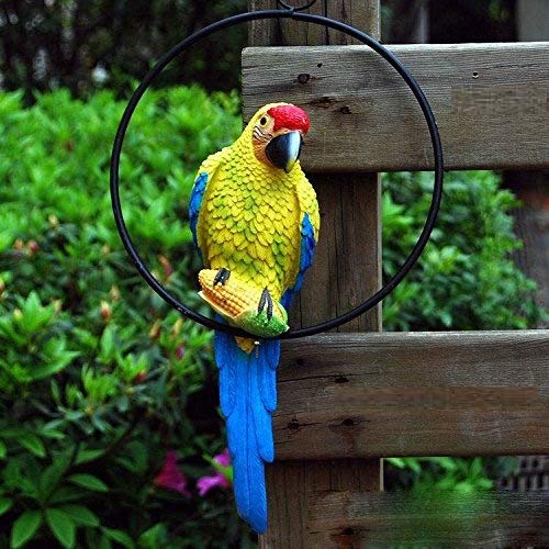 Wonderland 13 Inches Height Yellow Parrot For Hanging For Home / Garden & Outdoor Decor