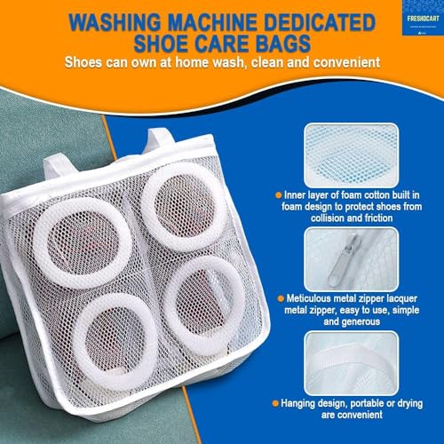 Image of FreshDcart Laundry Bag for Washing Machine | Mesh Wash Bag for Washing Machine & Dryer | Reusable Laundry Washing Bag for Travel, Socks & Undergarments| Mesh Bags for Washing Machine (Pack of 1)