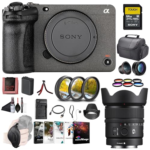 Cámara digital Sony FX30 Cinema Line con lente 15mm y accesorios miniatura 1