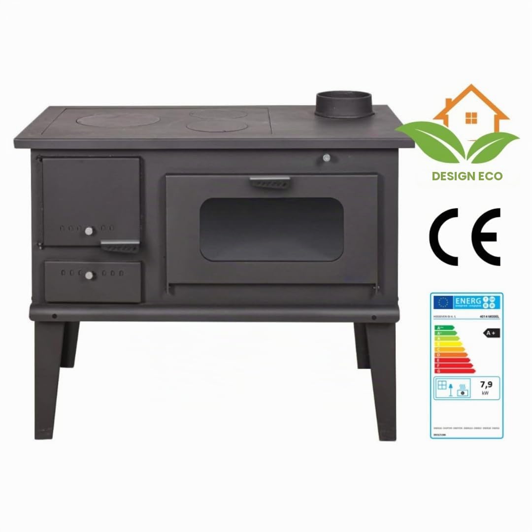 Stufa a Legna con Forno BALKAN ENERGY Modello 4014 7.9kW