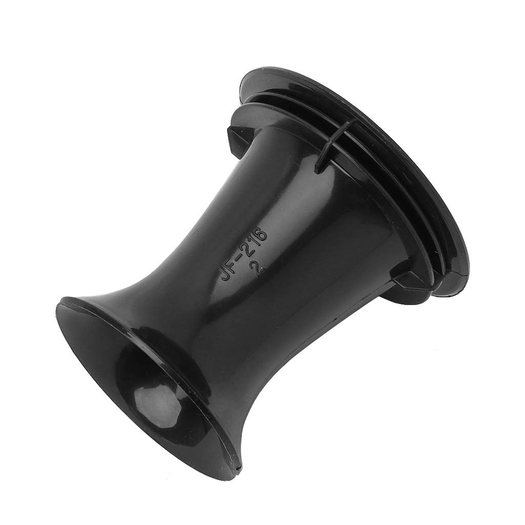 2PCS Tuyau de Connexion de Haut-Parleur Connexion de Ventilation d'évent Bass Reflex 4-6 "65x74.5mm subwoofer Caisson de Basses Accessoires Noir