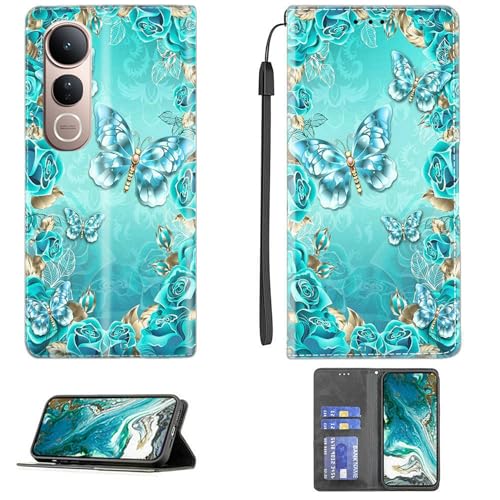 Custodia Comaptibile per Jovi V50 Lite 5G Case Cover Supporto Premium in PU con 9H HD Vetro Temperato CPT28