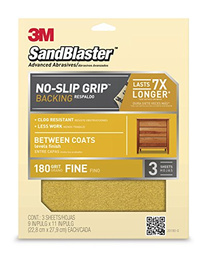 3M 20180 144080310 Purdy 1-Inch XL-Dale Angular Sash & Trim Brush, 180 Grit, 180-Grit