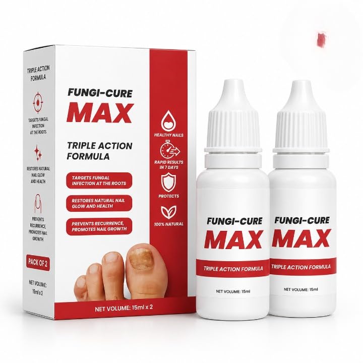 Fungi-Cure Max Nail Care Solution 15ml | Advanced Nail & Skin Care Formula for Healthy-Looking Nails | Fast-Acting Liquid Care for Nail Hygiene & Maintenance | Daily Nail Treatment Solution (Pack of 2)-image-20