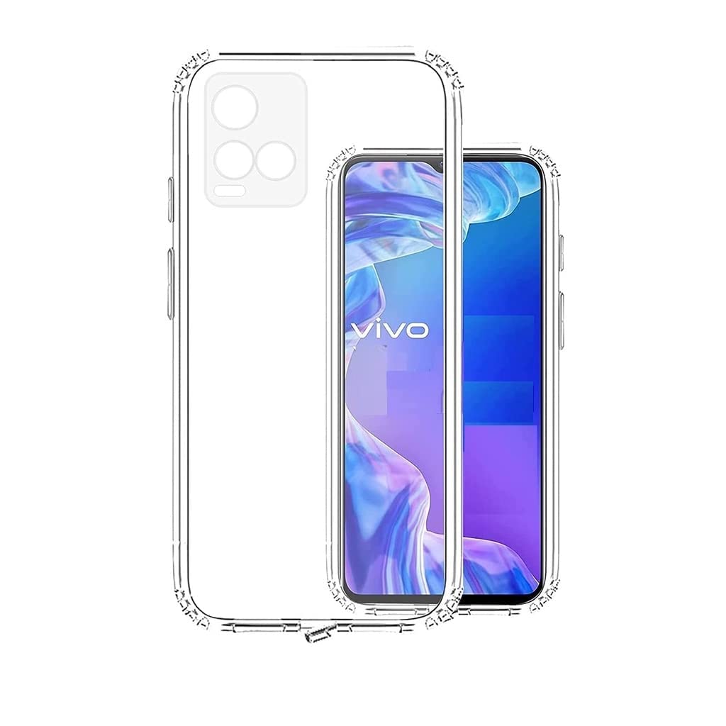 Dashmesh Shopping Crystal Clear Back Cover Case for Vivo Y33S (Shockproof Clear Soft TPU Case | Camera Protection Bump | Cushioned Edges | Transparent) (B0BSG16WVF) Amazon Price History, Amazon Price Tracker