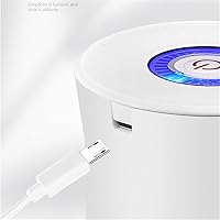 Vista 4 de Dispensador de bomba de agua eléctrica recargable para botellas de 2 a 5 galones, dispensador de agua portátil con carga USB, operación de un solo