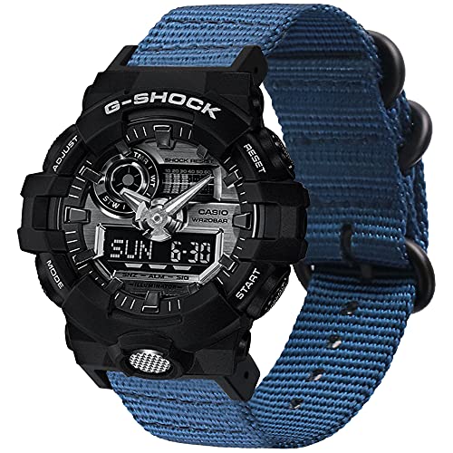 Image of Lijinlan Nylon Replacement Strap for Casio G-Shock Watch Model DW-5600E, DW-5600, DW-5600BB, DW-5700, DW-6900, GW5610, DW-D5500 Series Accessory