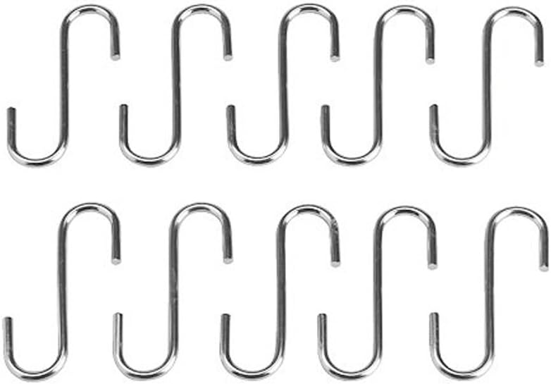 800.726.44 Bygel S-hook, silver color (10-pack)
