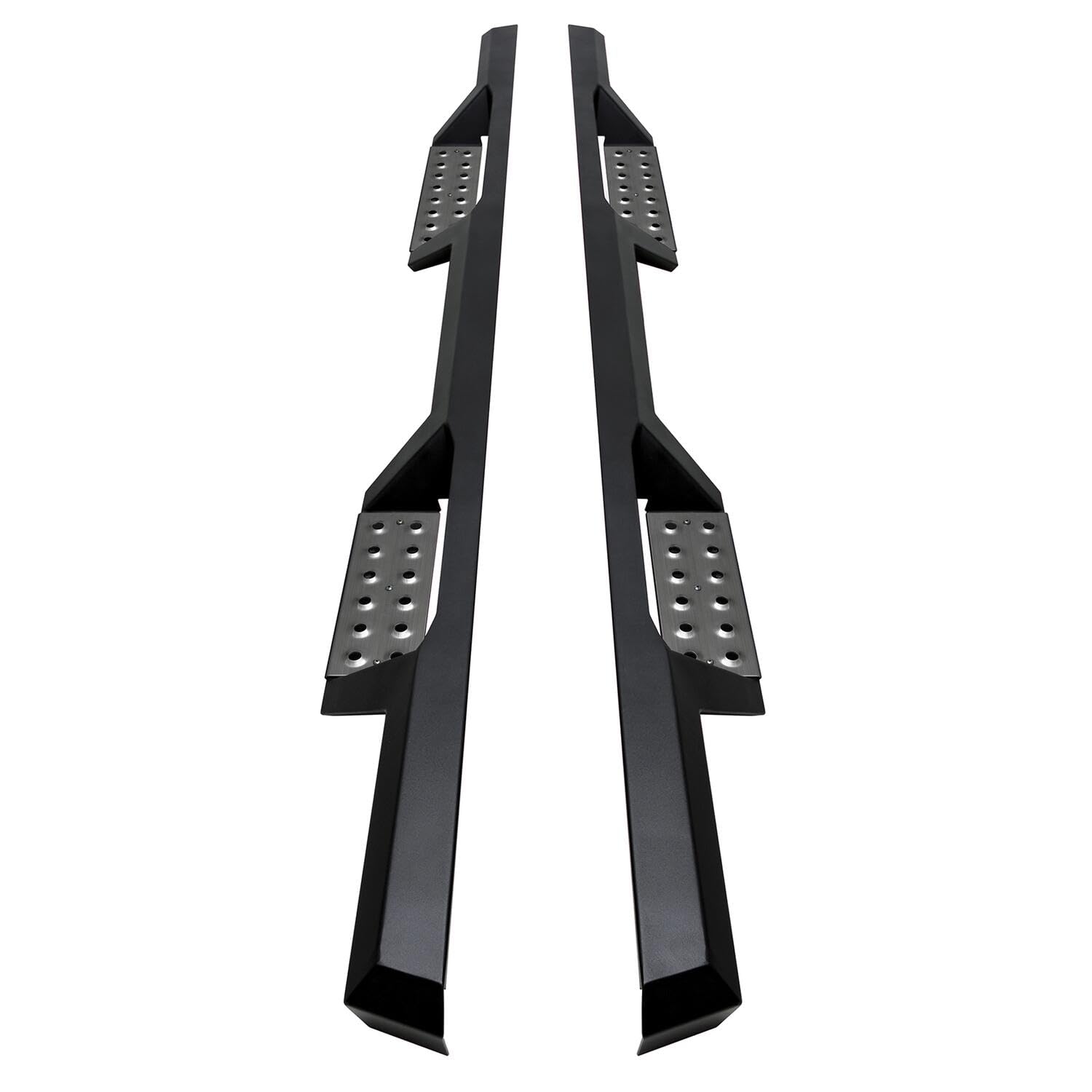Westin 56-119552 HDX Stainless Drop Nerf Step Bars fits 2004-2013 Silverado Sierra 1500 2001-2019 Silverado Sierra 2500 3500 Crew Cab Textured Black 1 Pair
