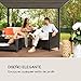 blumfeldt Pantheon RemoteShade - Pérgola, Techo motorizado, Techo Extensible y retráctil, Estructura...