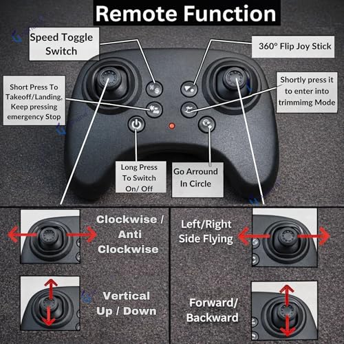 Image of GRAPHENE Remote Control Aeroplane RC Plane for 6-16 Years Kids Boys Adults Fighter Jet Toy 2.4 GHz with LED Lights 360 Flip Hovering Stunt Roll Spin Flight Aircraft Foam Glider Airplane Hobby Toy