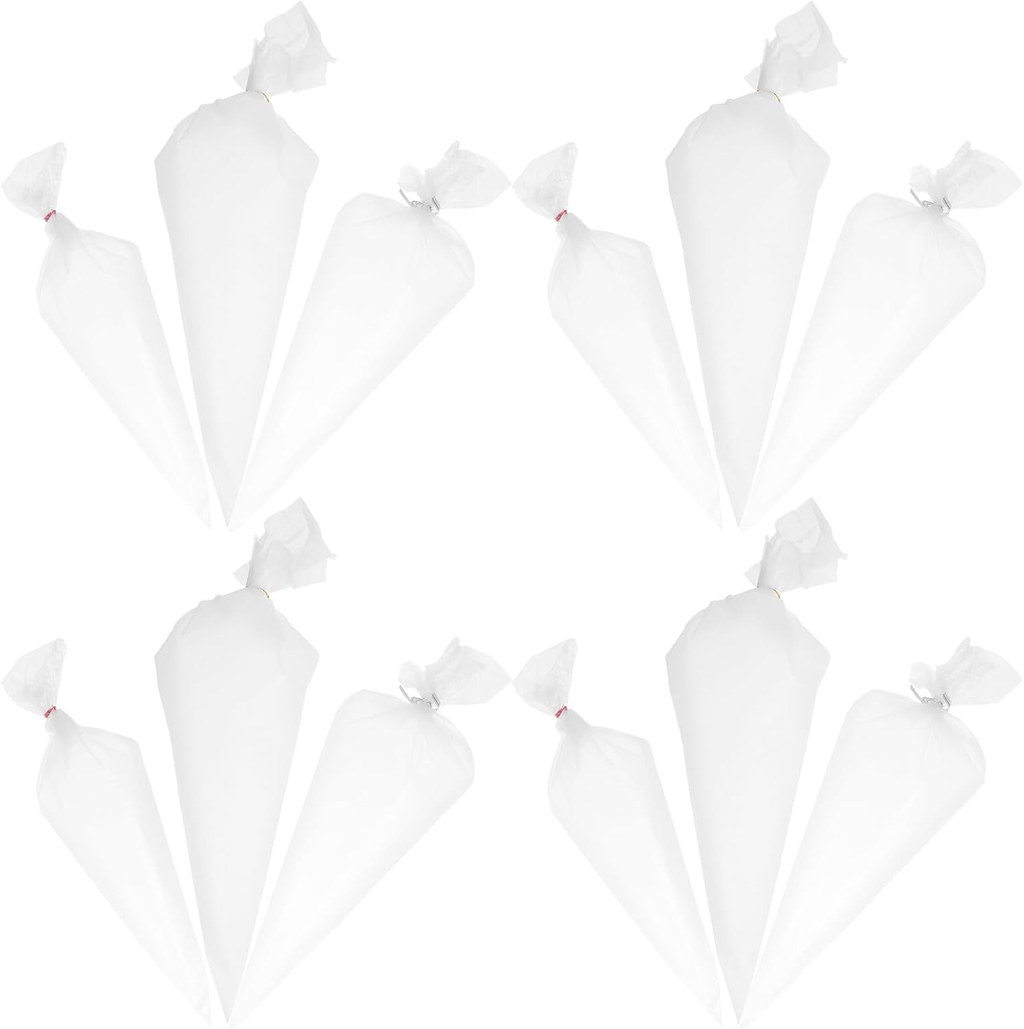 300pcs Disposable Piping Bags Set Plastic Pastry Bags with Small Medium Large Sizes Food-grade Frosting and Icing for Cake Decorating and Baking Supplies