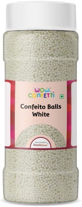 Wow Confetti Confeito Balls (WHITE), 150g