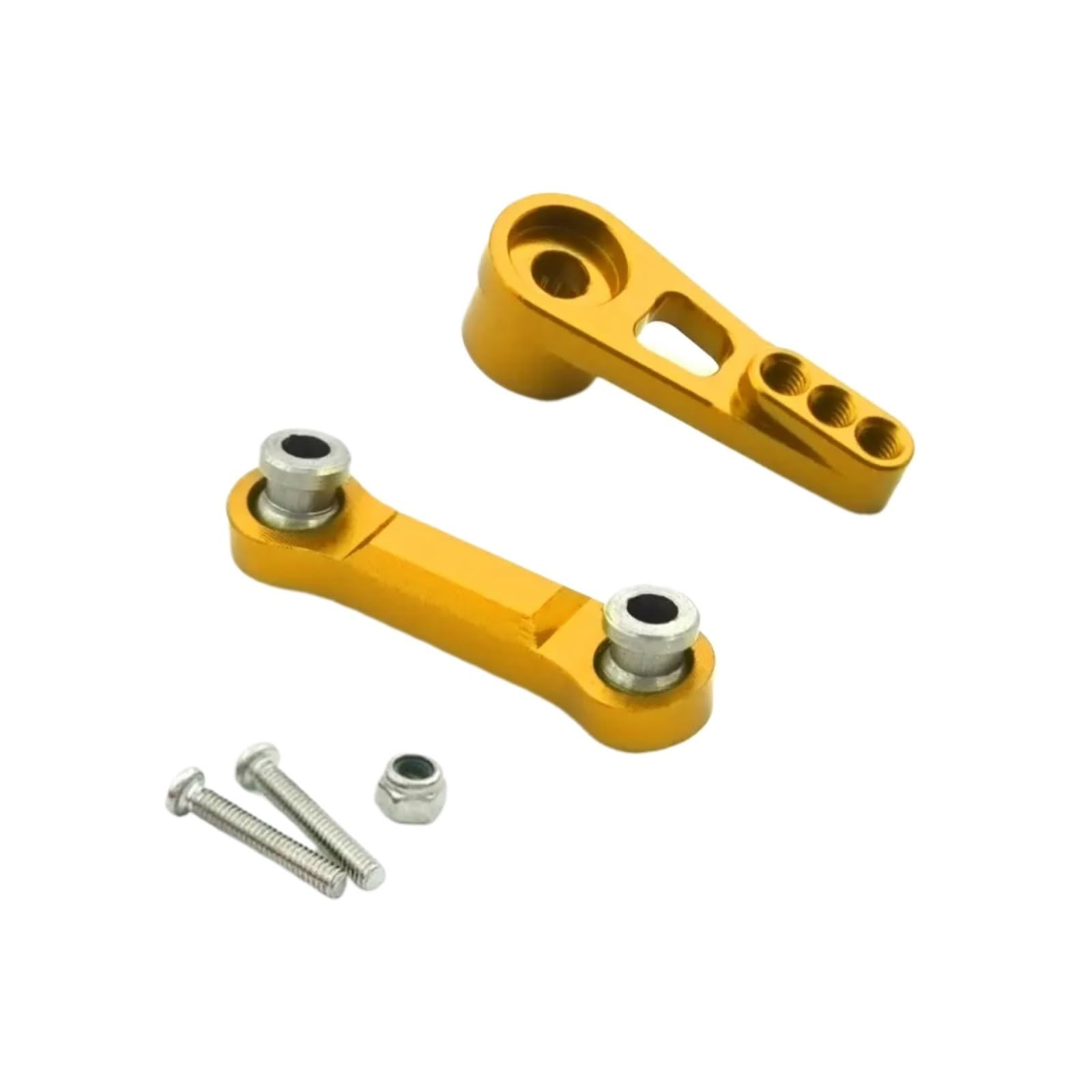for WLtoys for A959 A959-B A949 A969 A979 Upgrade Parts 1 Set Servo Arm Horn Servo Pull Rod 25T Suitable RC Car Upgrade Parts Accessories RC Upgrade Accessories(Yellow)