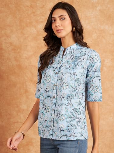Image of Modeve Women Cotton Top for Summer