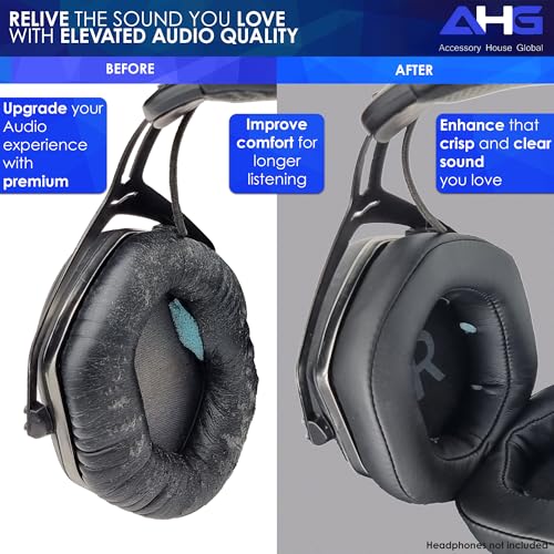 Almohadillas de repuesto premium para auriculares Crossfade Wireless compatibles con V-Moda Crossfade 3 Wireless y Master miniatura 3