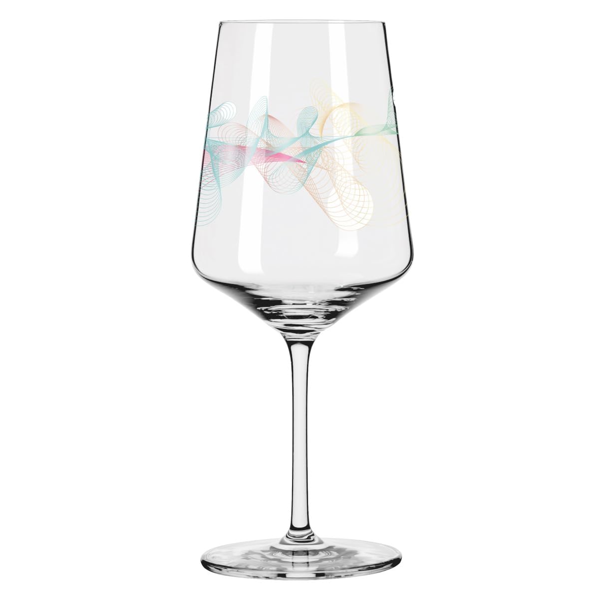 Ritzenhoff 2841014 Aperitif Glass 500 ml – Sommerrausch No. 14 Series with Colourful Spirals – Made in Germany