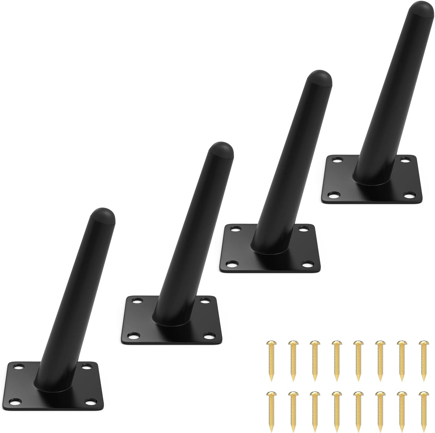 Winbell Furniture Legs Set of 4, Coffee Table Legs Metal