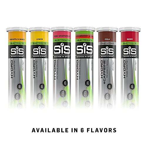 Sis Electrolyte Tablets, Science In Sport Carbonated Electrolyte Drink Tablets, On-The-Go Low Sugar Electrolytes, Hydrating Effervescent Tablets For Running, Cycling, Berry - 20 Tablets - 1 Pack #TOP6