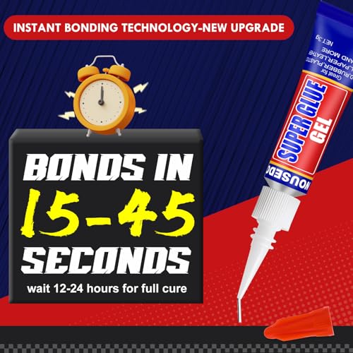 Image of 24 x 3g Super Glue Gel, Quick Dry, Thick Formula, All-Purpose Instant Bond
