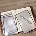 4X Magnifying Sheet Page Magnifier for Reading, 4 PCS Version-Horizontal Book Magnifier Handheld Sheets Full Eye Reading Bible Books,Computer Screen Bookmark Laptop Monitor Visual Impairment Aids