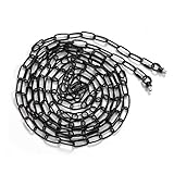 Eumyviv 19ft Heavy Duty Chain for Light Fixture, Pendant Light Extra Chain Permits Installation of C