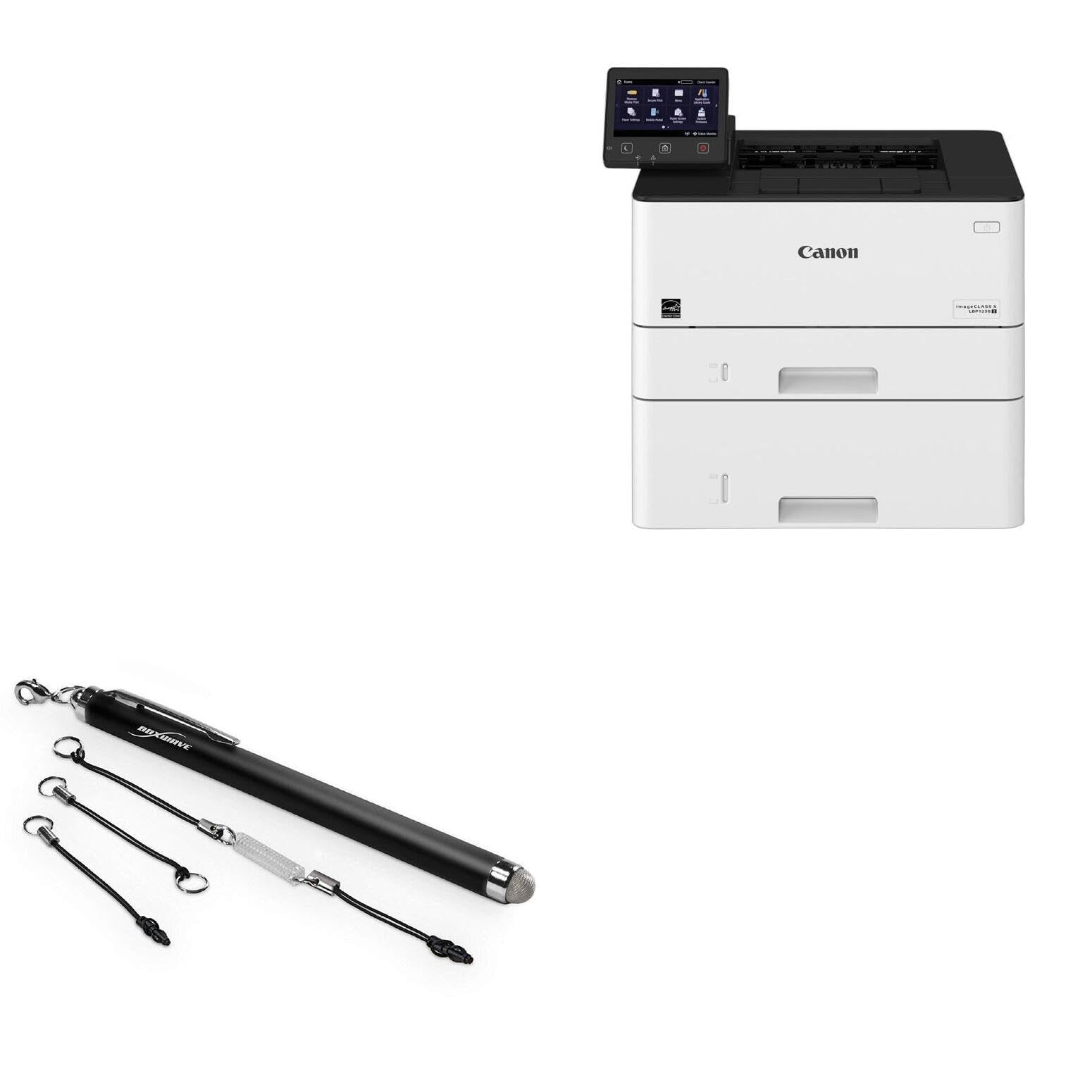 BoxWave Stylus Pen Compatible with Canon imageCLASS X LBP1238 II - EverTouch Capacitive Stylus, Fiber Tip Capacitive Stylus Pen - Jet Black