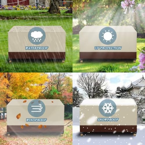 Housse de protection imperméable canapé terrasse chaise de jardin - 8