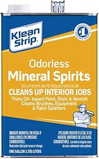 Klean Strip GKSP94006 Mineral Spirit Thinner, Liquid, Solvent, Light Yellow, 1 gal, Can