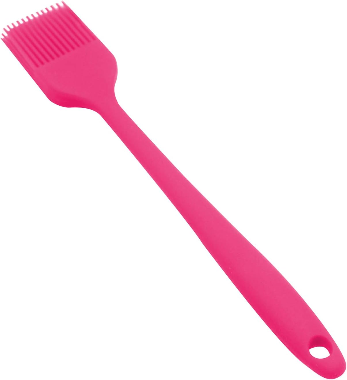KUFUNG Silicon Basting Brushes, Heat Resistant Pastry Brushes, Spread Oil Butter Sauce Marinades for BBQ Grill Barbeque & Kitchen Baking, Cooking (M, Cherry Red): Kitchen & Dining