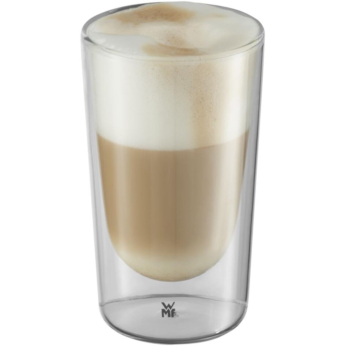 WMF Kineo 2 Parça Latte Macchiato Bardağı Seti, Kristal Cam, Çift Cidarlı, Isıya Dayanıklı, Bulaşık Makinesinde Yıkanabilir
