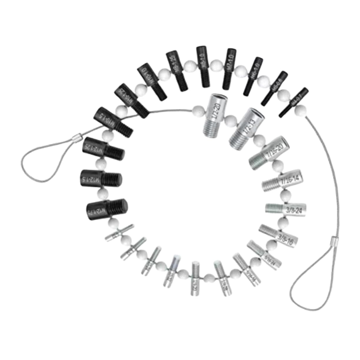 Gatuida Vérificateur De Filetage Pour Boulon Et Écrou Jauge Métrique Et Impériale Outil De Mesure Précis Identification De Usage Mécanique Et