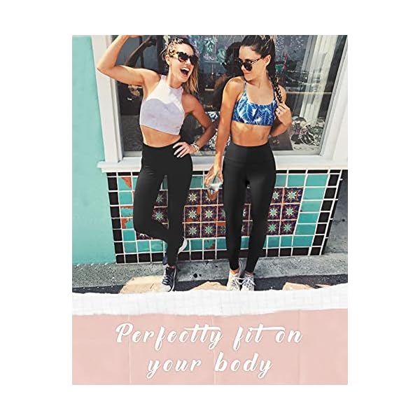 3-Pack-Leggings-for-Women-No-See-Through-High-Waisted-Tummy-Control-Yoga-Pants-Workout-Running-Legging 3 Pack Leggings for Women-No See-Through High Waisted Tummy Control Yoga Pants Workout Running Legging Large-X-Large