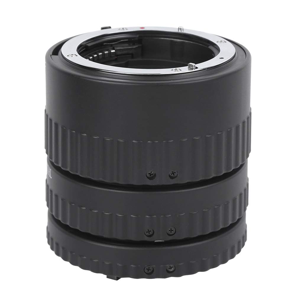Tubos de extensión Macro para cámaras DSLR, Enfoque automático, Enlace de Apertura, plástico y Metal, fotografía de Primeros Planos