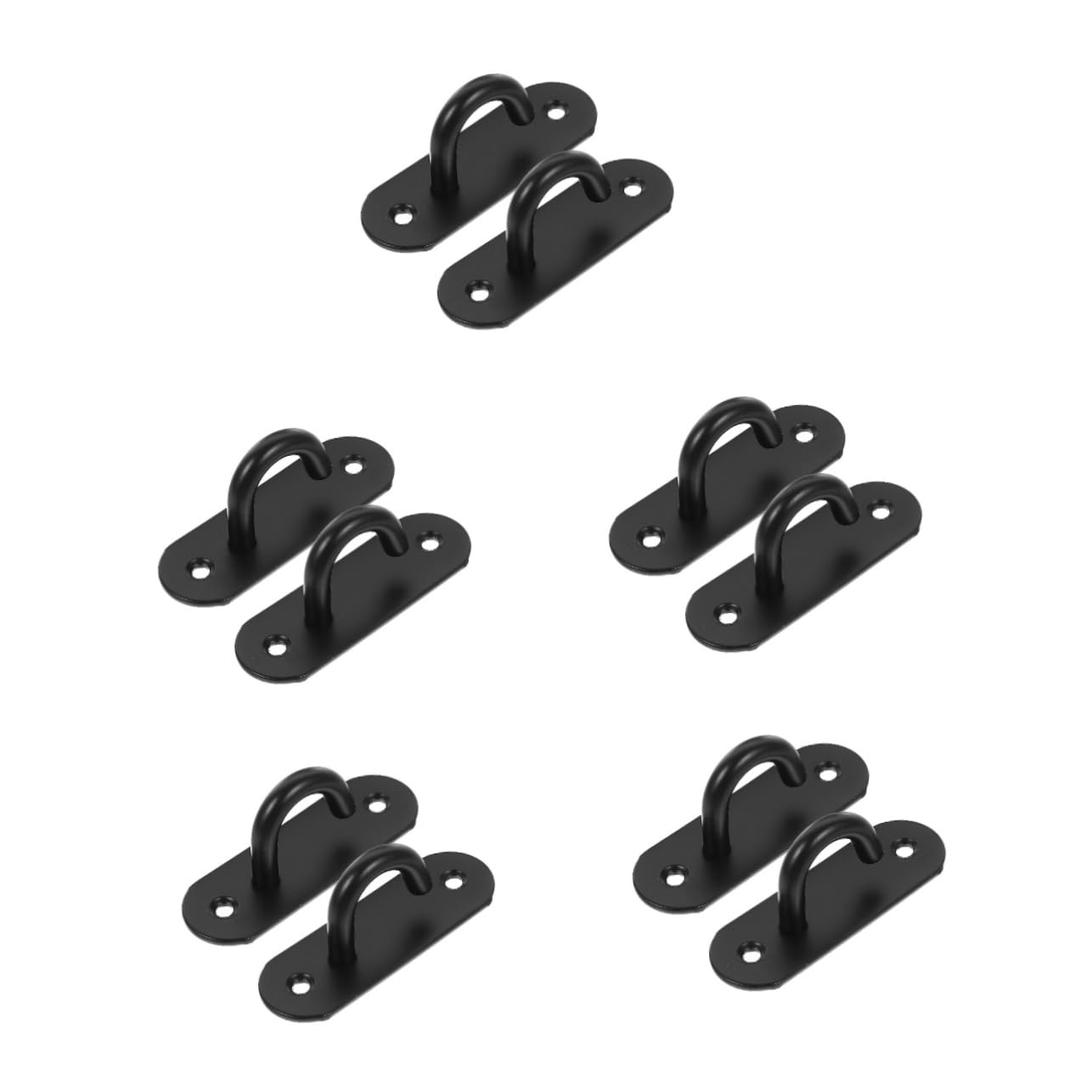 BESPORTBLE Ancla De Ejercicio De Pared Manos Cuerdas Muro Colgante Gancho Gym Gimnasio Ancla De Seguridad Percha De Fijación De Correa De Yoga Acero Inoxidable 304 Black