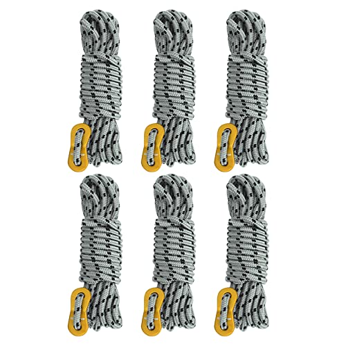 GEERTOP 6 Pack Ultralight Tent Guy Lines