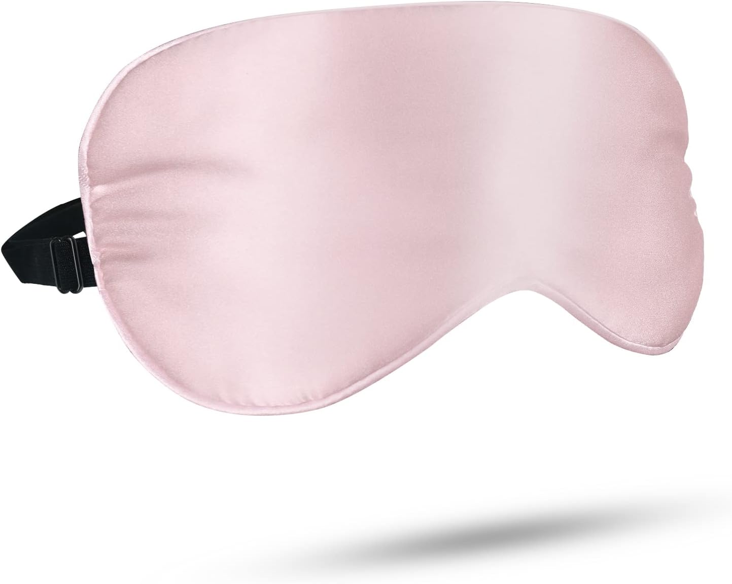 Luxtude Silk Eye Masks for Sleeping Blackout, Natural Mulberry Silk Sleep Masks, Organic Satin Sleeping Mask, Blindfold, Eyemask, Night Masks-Pink