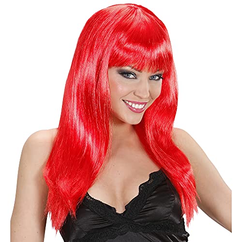 Perruque rouge pour changer de tête facilement au carnaval