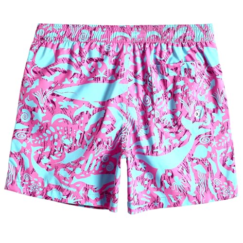 Image of maamgic Mens Swim Trunks 5 Inch with Mesh Liner Breathable for Beach