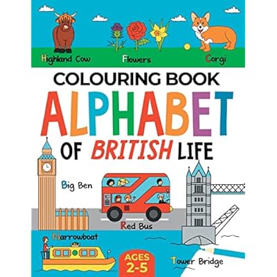British Colouring Book for Children: Alphabet of British Life for Boys & Girls