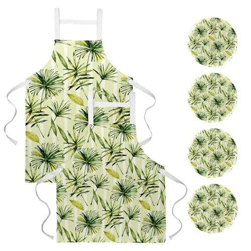 Tablier pour la pâtisserie et le nettoyage de la maison, lot de 2 pièces ajustables