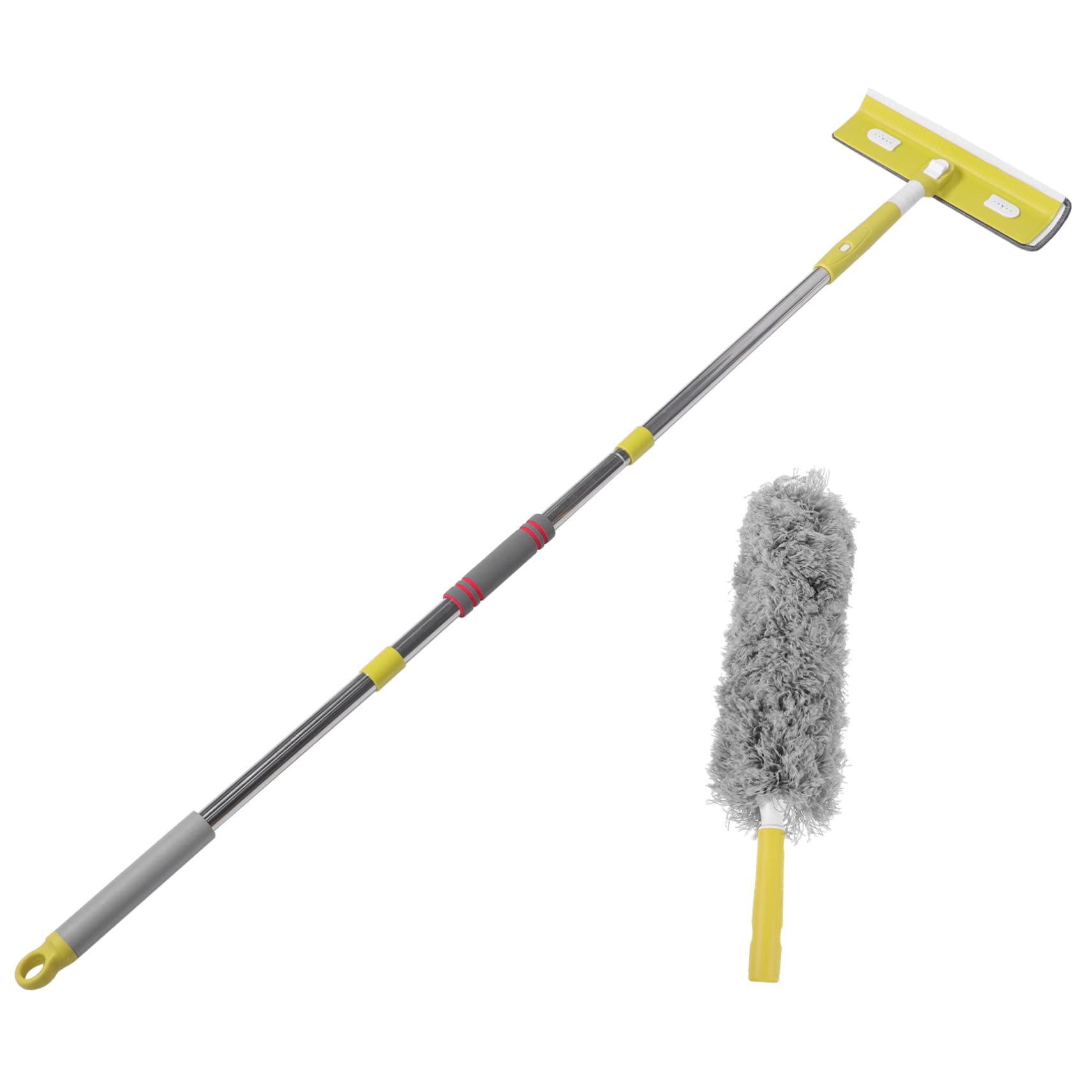 Plumero Techo Limpia Polvo Limpiacristales Herramienta Hogar Mango Extensible