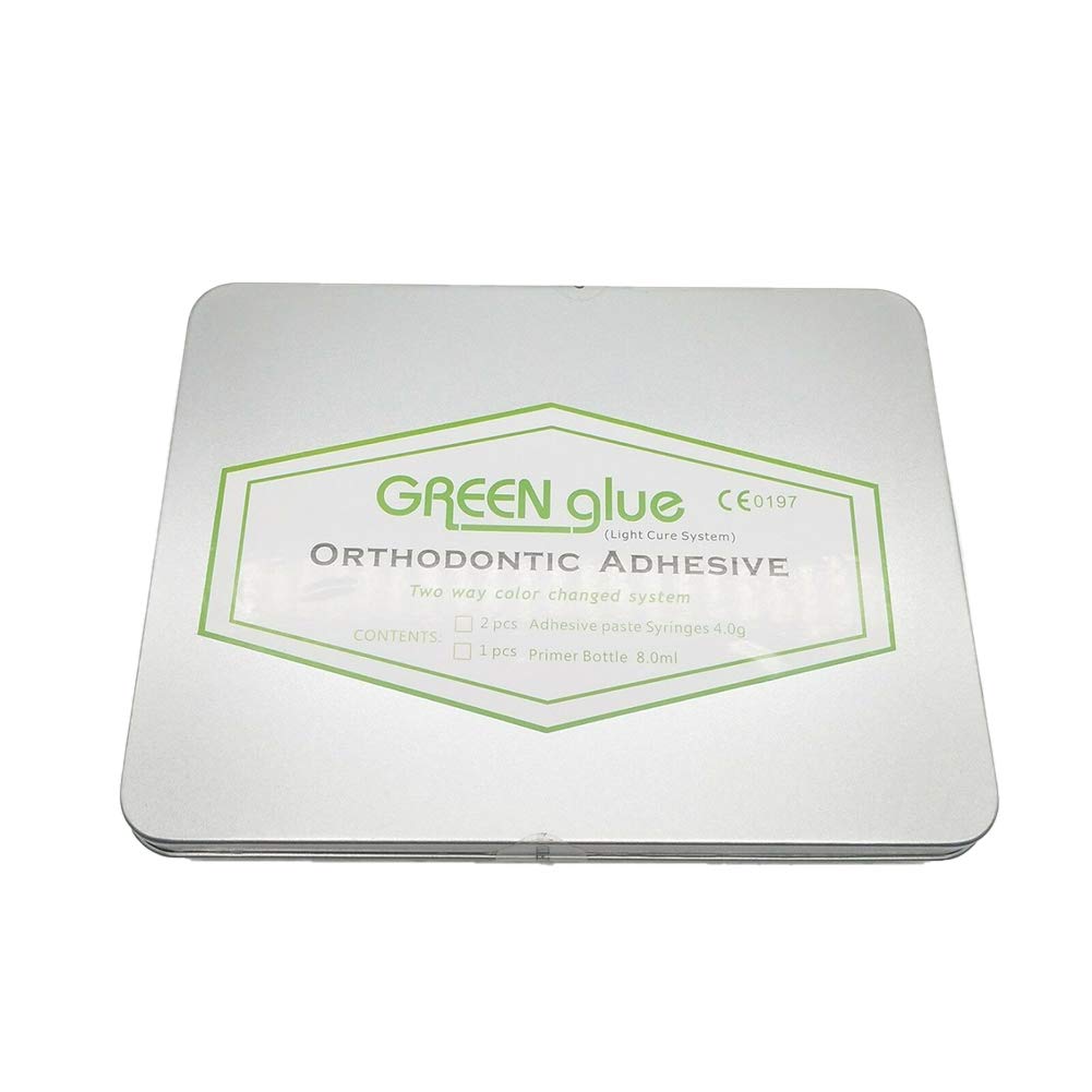 Ortho-Bonding Green Glue Dental Orthodontic Brackets Glue Braces Bonding Light Cure Adhesive Kit (Standard)